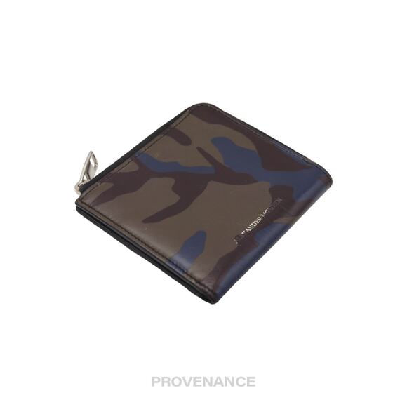 🔴 Alexander McQueen Zip Wallet - Camouflage Leather - Picture 3 of 8